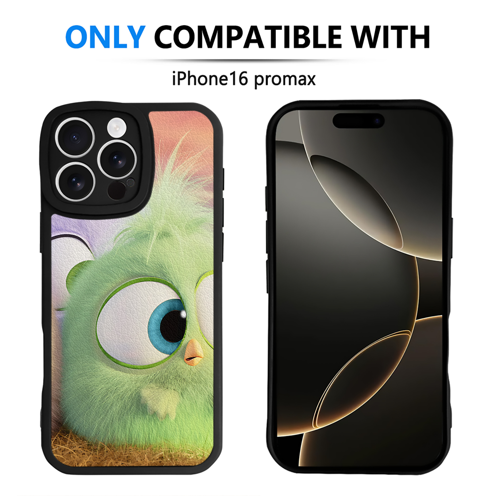 （画像用） Angry Birds アングリーバード 【iPhone 16シリーズ対応】シリコンスマホケース（レザー調） 材質：シリコン